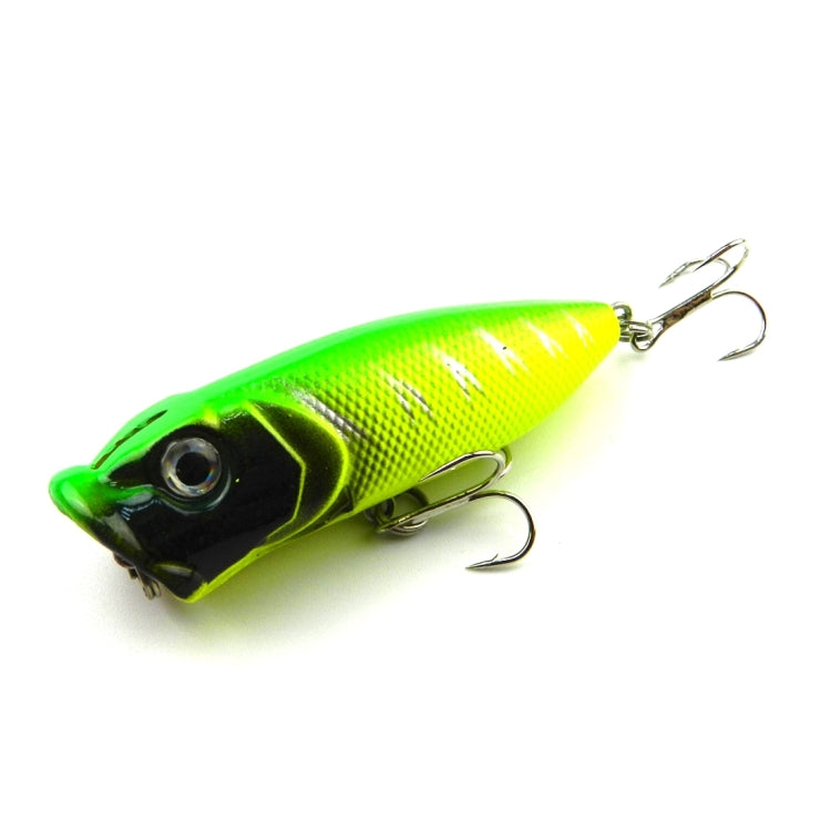 HENGJIA Plastic Artificial Fishing Lures Popper Bionic Fishing Bait with Hooks, Length: 6.5 cm, Random Color Delivery