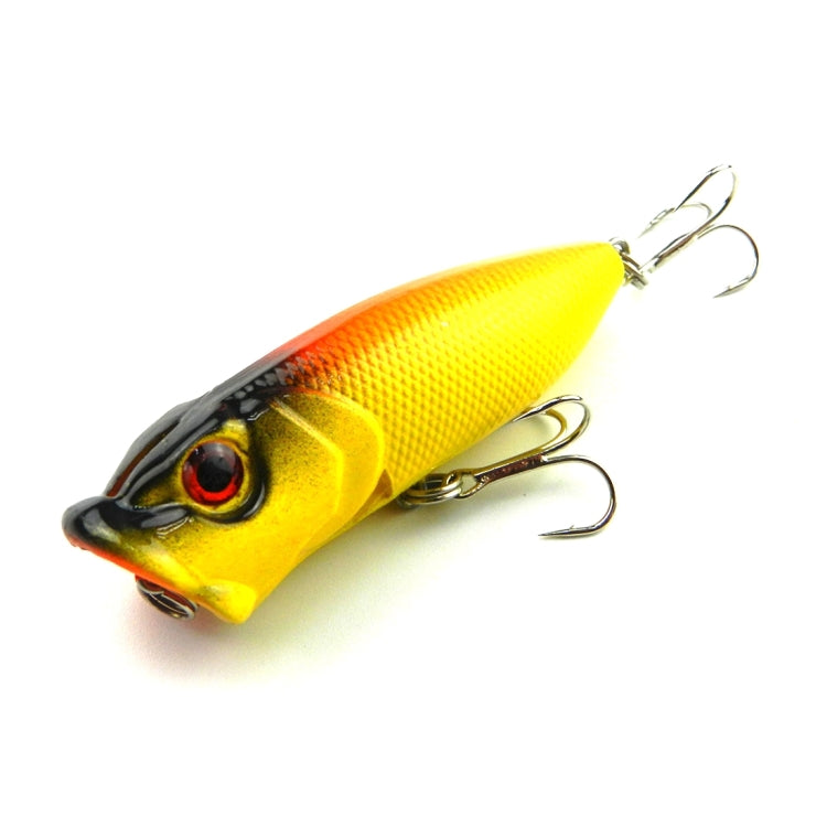 HENGJIA Plastic Artificial Fishing Lures Popper Bionic Fishing Bait with Hooks, Length: 6.5 cm, Random Color Delivery Reluova