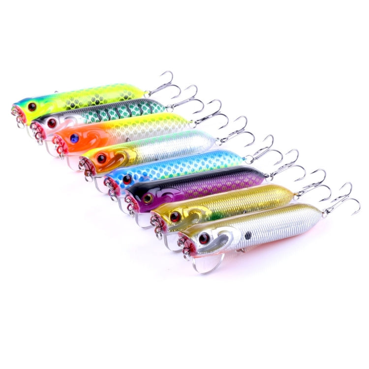 HENGJIA Artificial Fishing Lures Popper Bionic Fishing Bait with Hooks, Length: 9.5 cm, Random Color Delivery Reluova