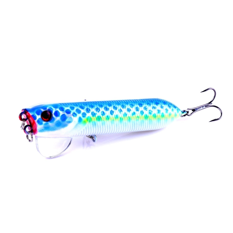 HENGJIA Artificial Fishing Lures Popper Bionic Fishing Bait with Hooks, Length: 9.5 cm, Random Color Delivery