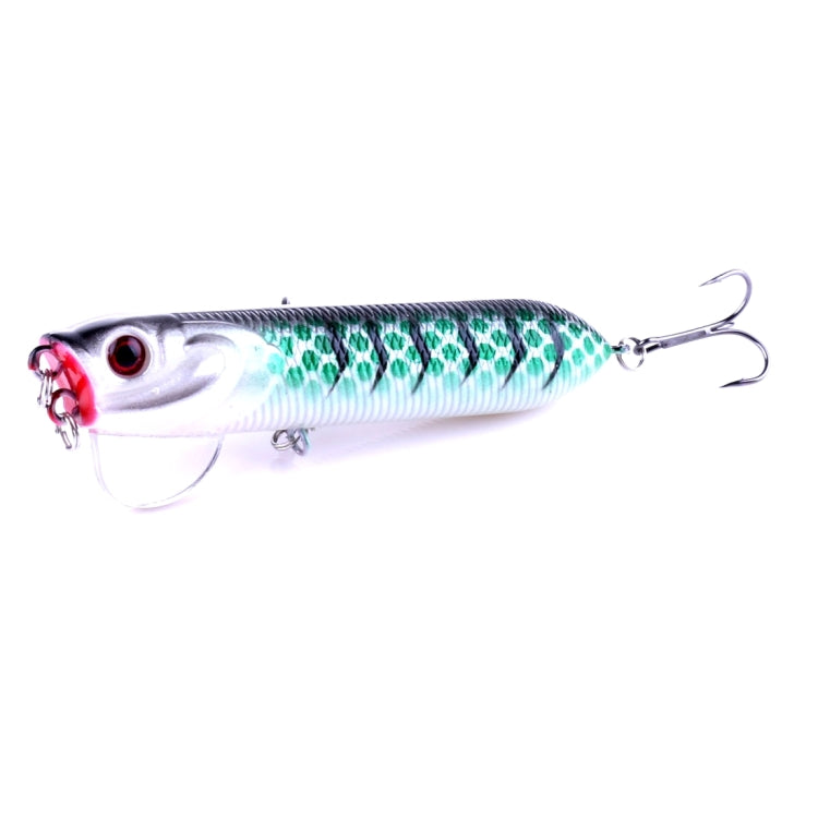 HENGJIA Artificial Fishing Lures Popper Bionic Fishing Bait with Hooks, Length: 9.5 cm, Random Color Delivery