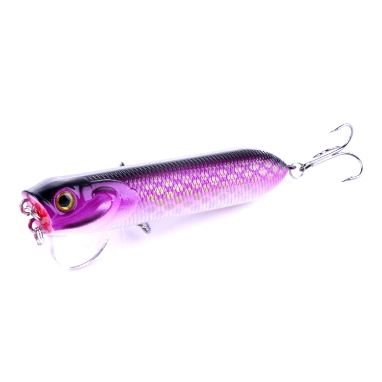 HENGJIA Artificial Fishing Lures Popper Bionic Fishing Bait with Hooks, Length: 9.5 cm, Random Color Delivery