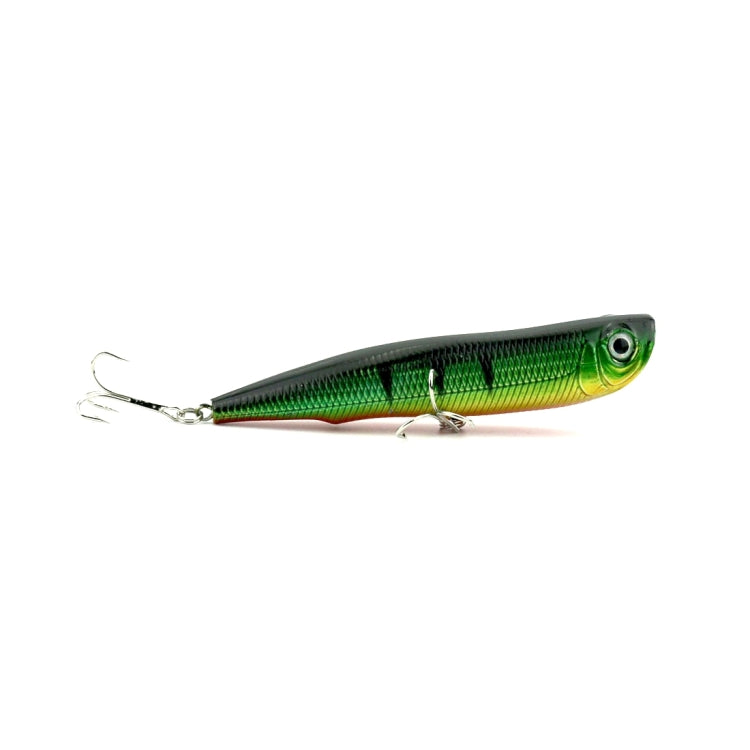 HENGJIA Artificial Fishing Lures Popper Bionic Fishing Bait with Hooks, Length: 10.5 cm, Random Color Delivery