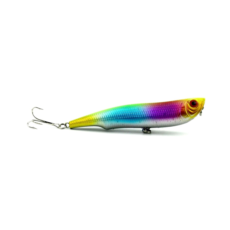 HENGJIA Artificial Fishing Lures Popper Bionic Fishing Bait with Hooks, Length: 10.5 cm, Random Color Delivery