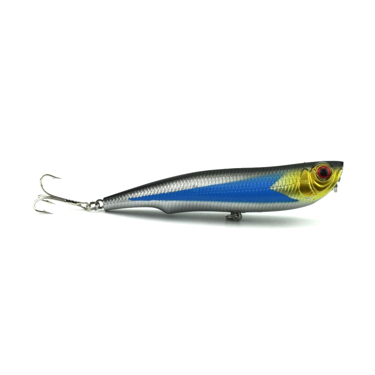 HENGJIA Artificial Fishing Lures Popper Bionic Fishing Bait with Hooks, Length: 10.5 cm, Random Color Delivery