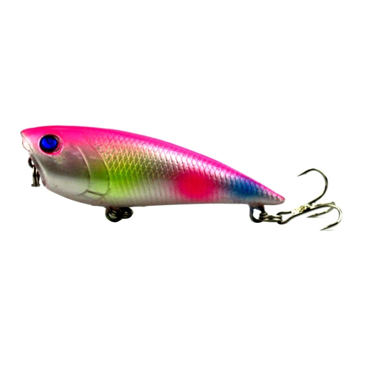 HENGJIA Artificial Fishing Lures Popper Bionic Fishing Bait with Hooks, Length: 7 cm, Random Color Delivery