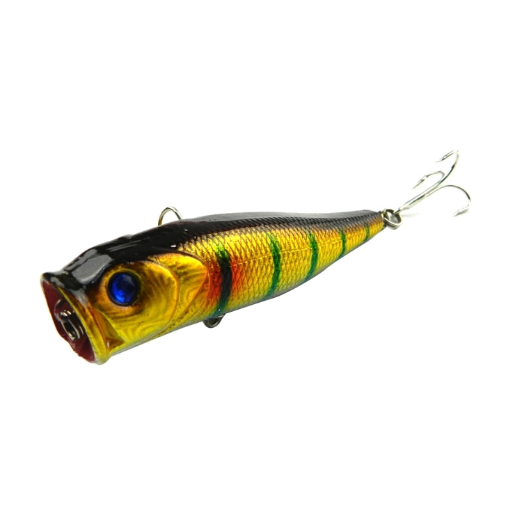 HENGJIA Plastic Artificial Fishing Lures Popper Bionic Fishing Bait with Hooks, Length: 9 cm, Random Color Delivery