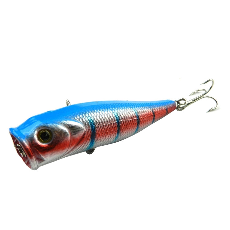 HENGJIA Plastic Artificial Fishing Lures Popper Bionic Fishing Bait with Hooks, Length: 9 cm, Random Color Delivery