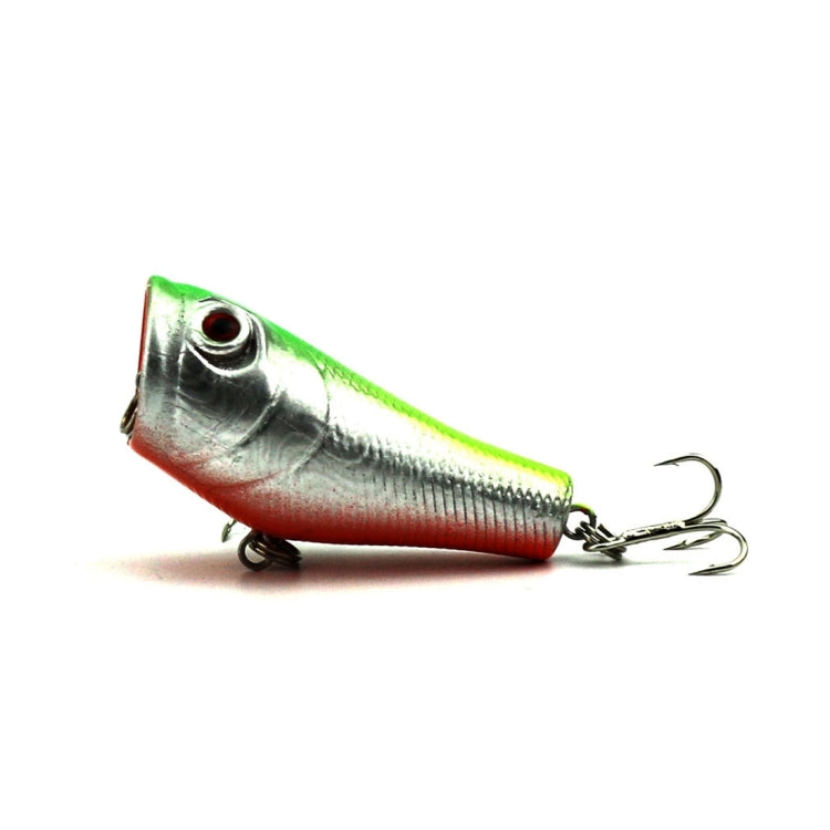 HENGJIA Plastic Artificial Fishing Lures Popper Bionic Fishing Bait with Hooks, Length: 5 cm, Random Color Delivery