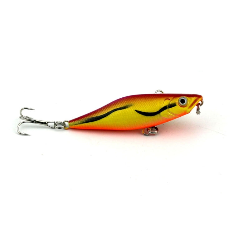 HENGJIA Artificial Fishing Lures Popper Bionic Fishing Bait with Hooks, Length: 7.5 cm, Random Color Delivery