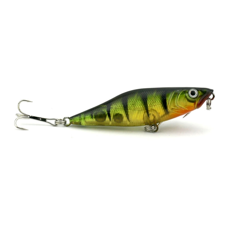 HENGJIA Artificial Fishing Lures Popper Bionic Fishing Bait with Hooks, Length: 7.5 cm, Random Color Delivery Reluova