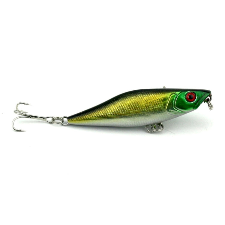 HENGJIA Artificial Fishing Lures Popper Bionic Fishing Bait with Hooks, Length: 7.5 cm, Random Color Delivery Reluova