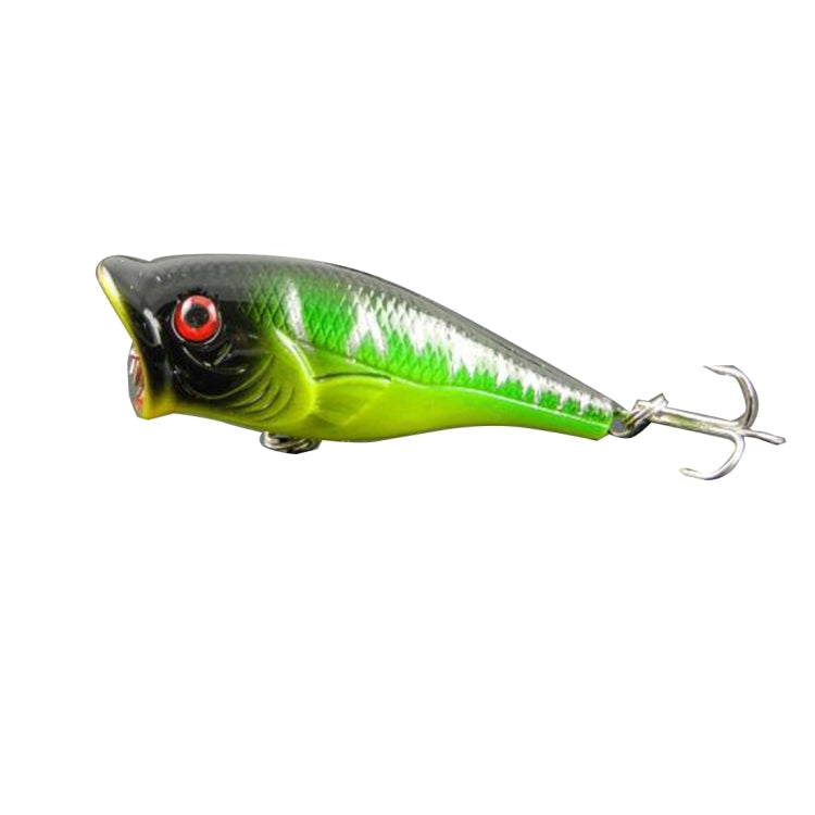 HENGJIA Plastic Artificial Fishing Lures Popper Bionic Fishing Bait with Hooks, Length: 6.5 cm, Random Color Delivery