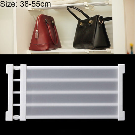 Wardrobe Storage Layered Baffle Cabinet Shelf Dormitory Partition Cupboard Partition Board, Width: 24cm, Stretch Range: 38-55cm