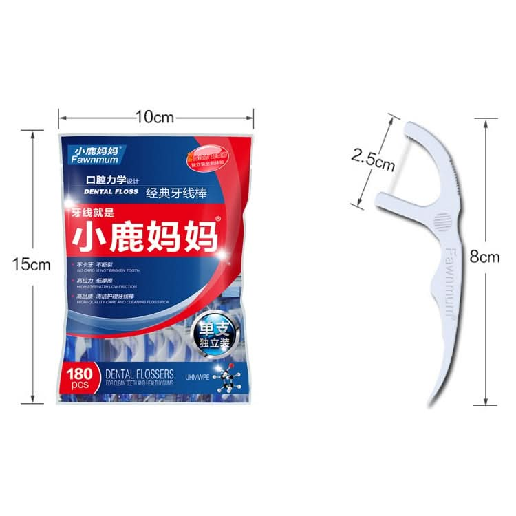 Fawnmum Ultra-fine Safety Dental Floss Super Tension Toothpick Thread Reluova