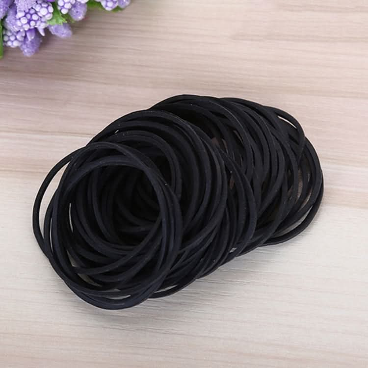 Black Rubber Band Paper Bills Dollars Money Elastic Stretchable Bands, 1KG Per Bag Reluova