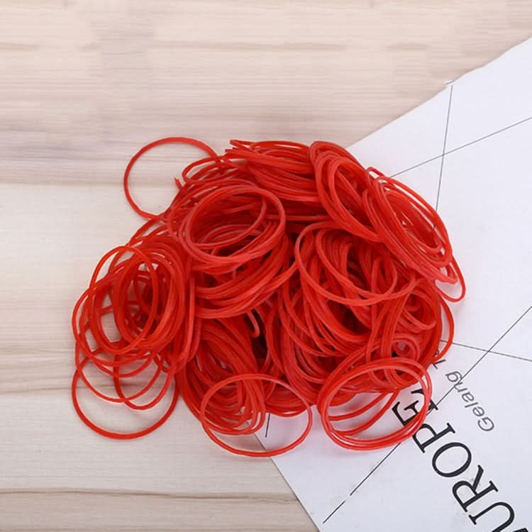 Red Sturdy Stretchable Elastic Rubber Bands Home School Office Supplies Stationery, 1KG Per Bag Reluova