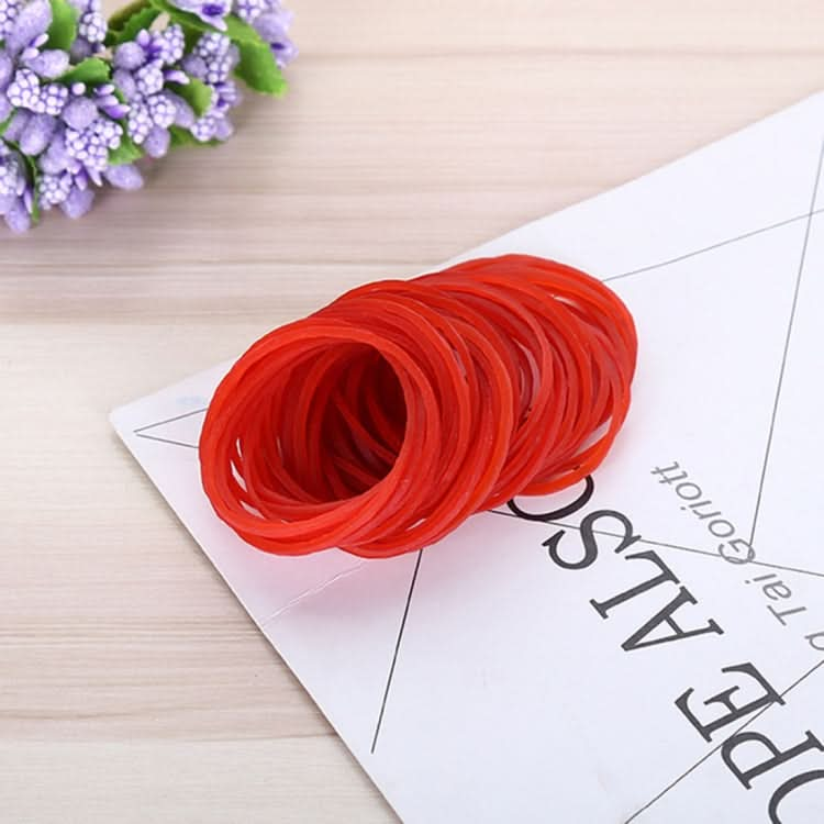 Red Sturdy Stretchable Elastic Rubber Bands Home School Office Supplies Stationery, 1KG Per Bag Reluova