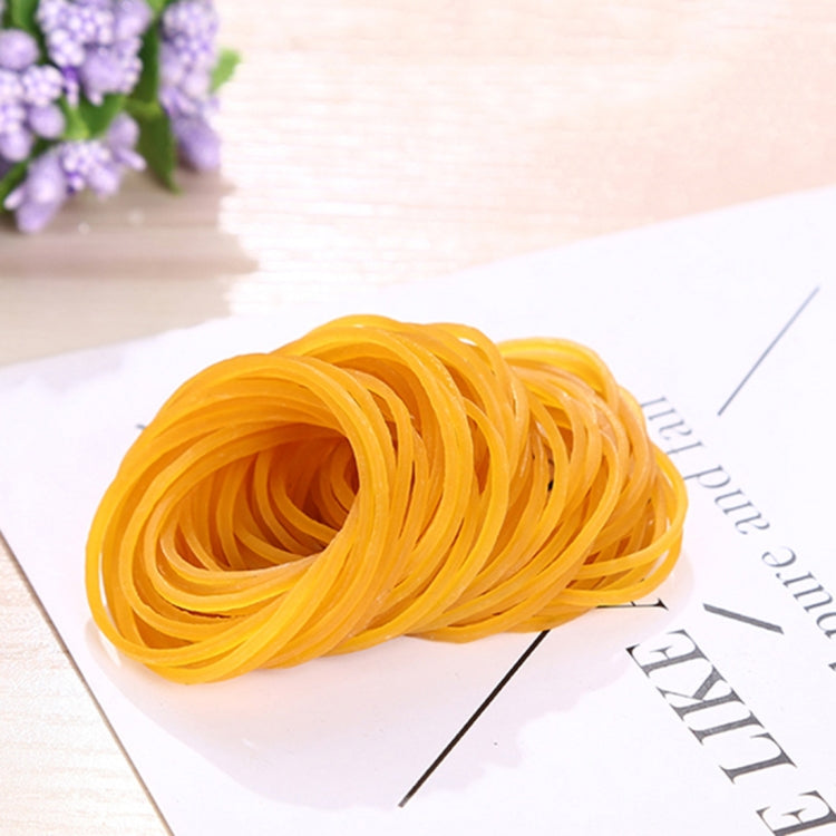 Yellow Sturdy Stretchable Elastic Rubber Bands School Office Supplies Stationery, 1KG Per Bag Reluova