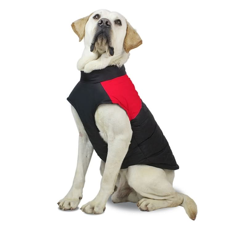 Pet Dog Cotton Vest Ski Suit, Size: 4XL, Chest: 63cm, Back Length: 55cm - Reluova