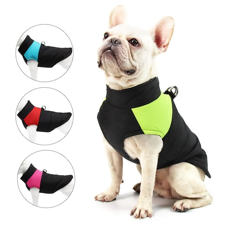 Pet Dog Cotton Vest Ski Suit, Size: 4XL, Chest: 63cm, Back Length: 55cm - Reluova