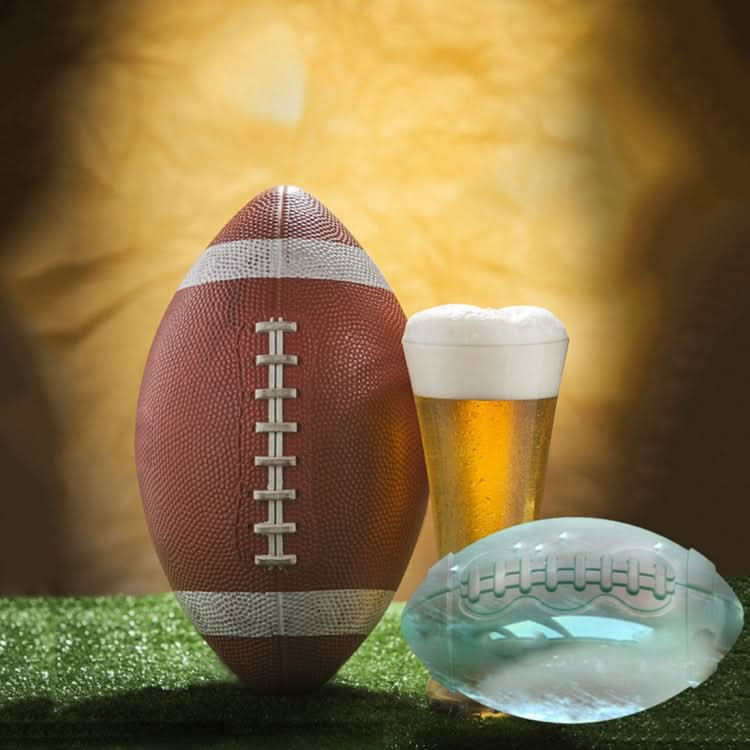 Rugby Shape 3D Ice Cube Mold Maker Bar Party Silicone Trays Chocolate Mold Kitchen Tool - Reluova