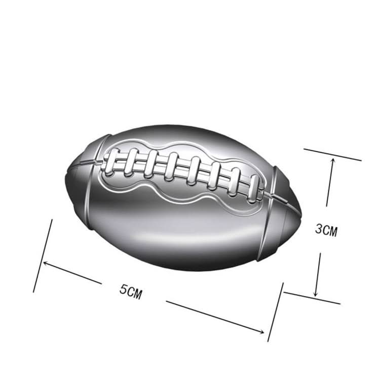 Rugby Shape 3D Ice Cube Mold Maker Bar Party Silicone Trays Chocolate Mold Kitchen Tool - Reluova