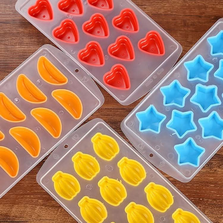 Banana Shaped Silicon Ice Cube Tray / Ice Mold Random Color - Reluova