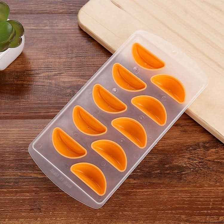 Orange Shaped Silicon Ice Cube Tray / Ice Mold Random Color - Reluova