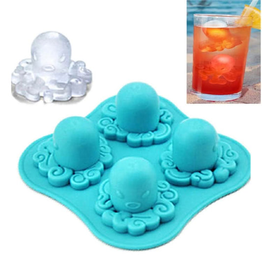 Adorable Octopus Mold Silicone Ice Cube Tools Ice Cream Cube Tray / Ice Mold - Reluova