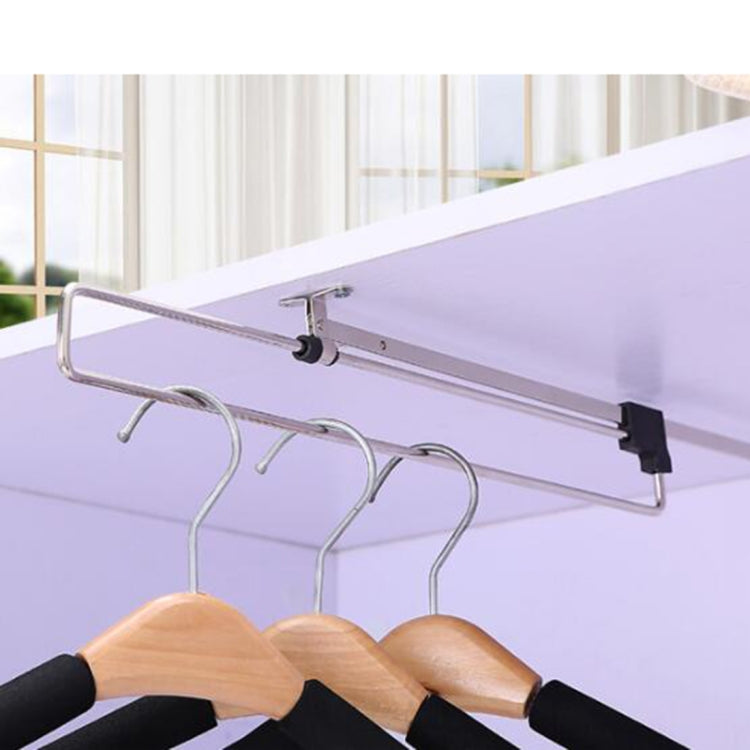 Telescopic Rail Pull-Out Wardrobe Clothes Hanger(35cm) Reluova