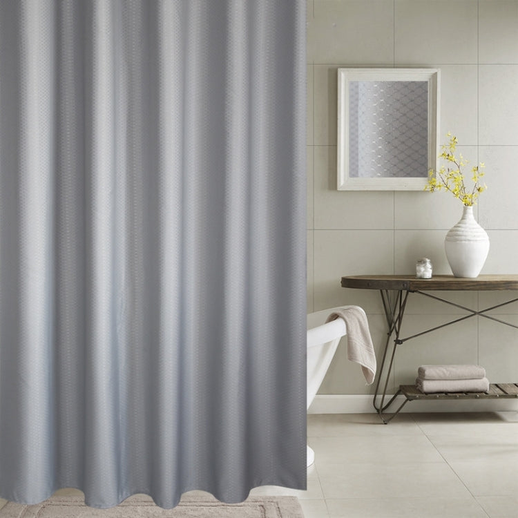 Thickening Waterproof And Mildew Curtain Honeycomb Texture Polyester Cloth Shower Curtain Bathroom Curtains,Size:150*180cm My Store