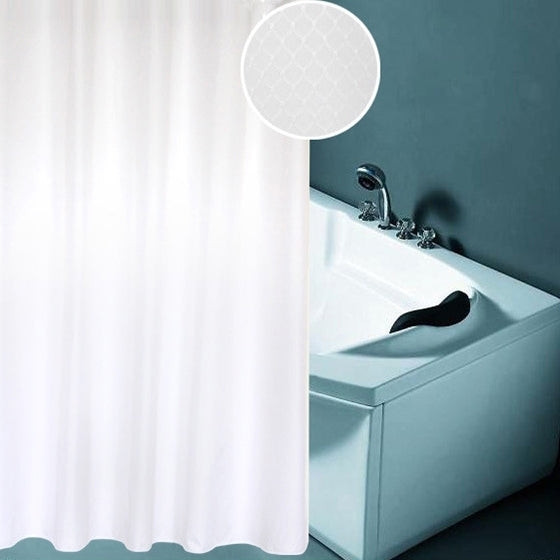 Thickening Waterproof And Mildew Curtain Honeycomb Texture Polyester Cloth Shower Curtain Bathroom Curtains,Size:180*180cm My Store