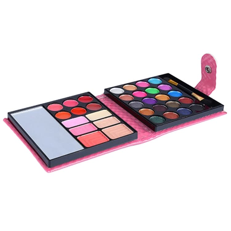 32 Colors Makeup 20 Colors Eye Shadow Makeup Palette + Blush Pressed Powder Frozen Lipstick with Mirror & Brush, Wallet Case Style Set-Reluova