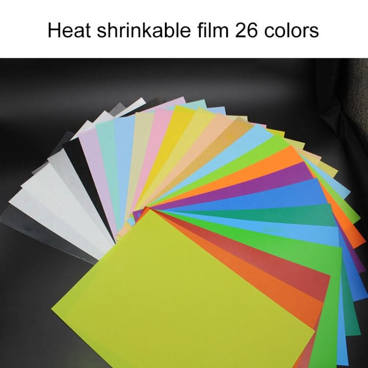 26 Colors in 1 Colorful Scrub Heat Shrink Film DIY Heat Shrink Film Reluova