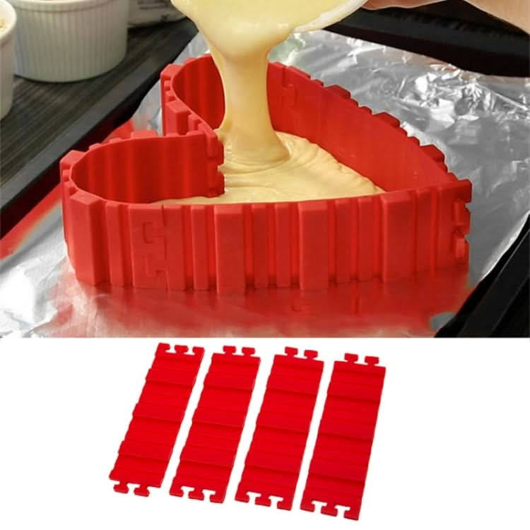 Silicone Cake Mold Baking Tools DIY Multi-shape Cake Mold Kitchen Accessories,4 PCS DIY Cake Mold - Reluova