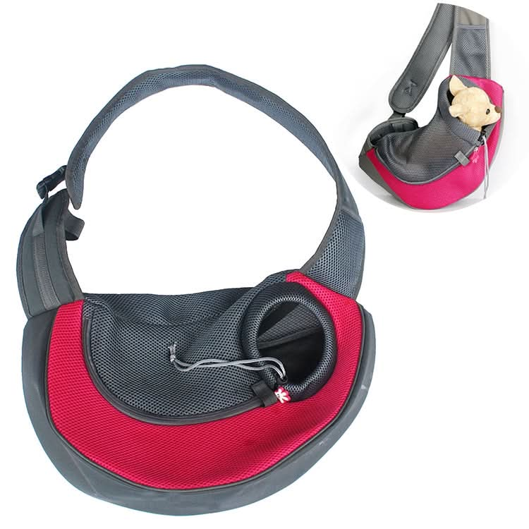 Dog and Cat Sling Carrier Hands Free Reversible Pet Papoose Bag, Size：Large - Reluova