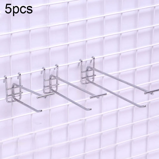 5pcs 5.8mm Supermarket Iron Grid Shelf Double Hook, Length: 20cm-Reluova