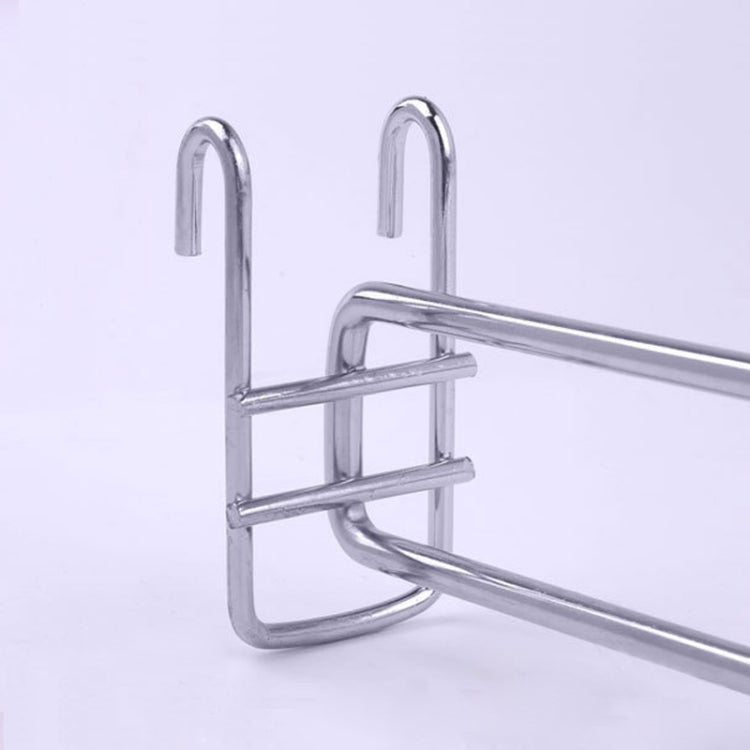 5pcs 5.8mm Supermarket Iron Grid Shelf Double Hook, Length: 25cm