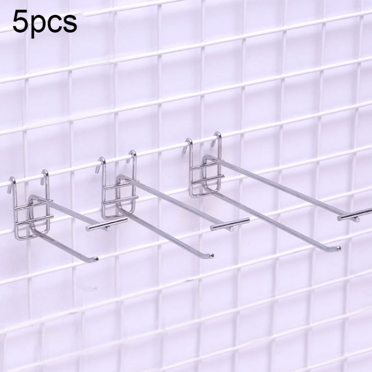 5pcs 5.0mm Supermarket Iron Grid Shelf Double Hook, Length: 10cm-Reluova