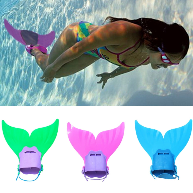 Mermaid Swim Fin Adjustable Diving Monofin Swimming Foot Flipper for Kids Reluova