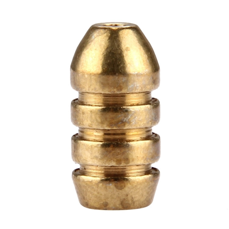 4g Threaded Copper Bullet Fishing Sinker Fishing Weights Soft lure Accessory-Reluova