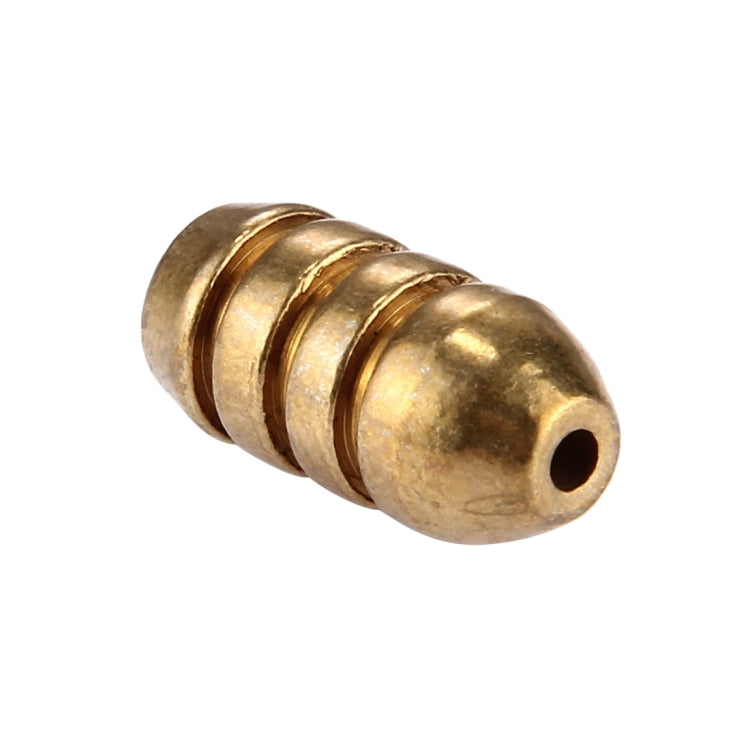 4g Threaded Copper Bullet Fishing Sinker Fishing Weights Soft lure Accessory-Reluova