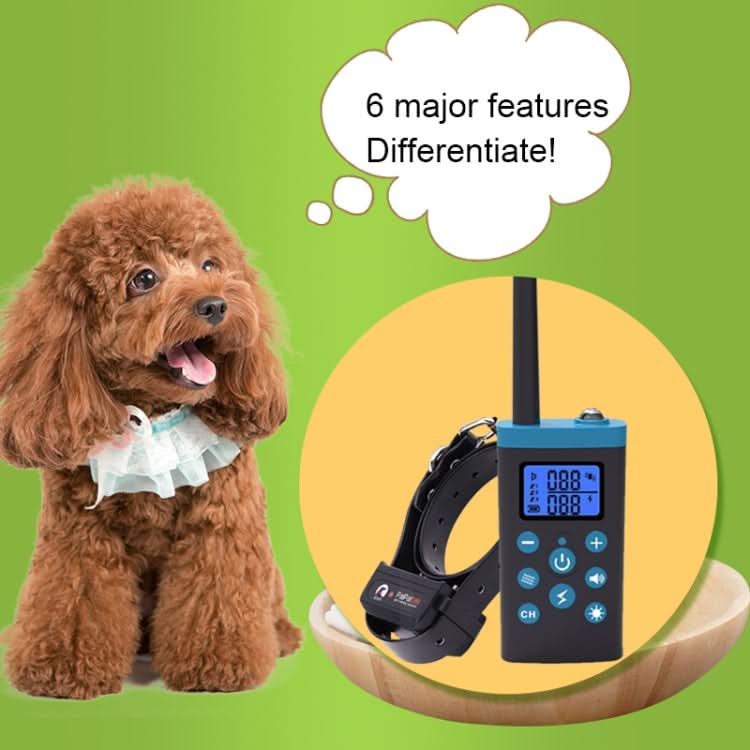 Automatic Anti Barking Collar Pet Training Control System + Electric Shock PU Leather Collar for Dogs.