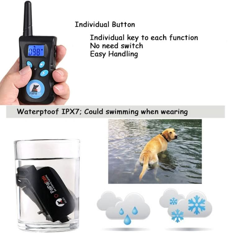 Automatic Anti Barking Collar Pet Training Control System + Electric Shock PU Leather Collar for Dogs.