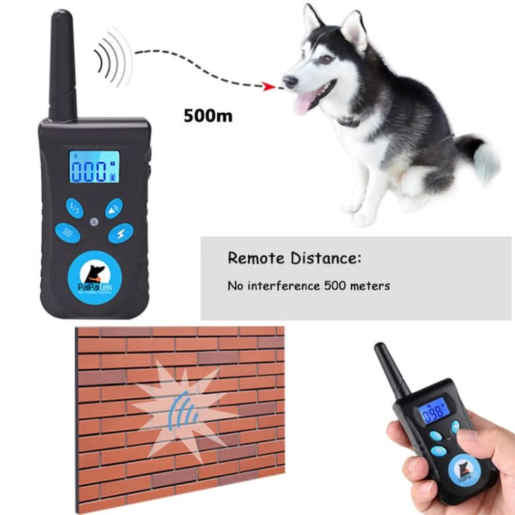 Automatic Anti Barking Collar Pet Training Control System + Electric Shock PU Leather Collar for Dogs.