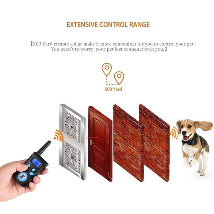 Automatic Anti Barking Collar Pet Training Control System + Electric Shock PU Leather Collar for Dogs.