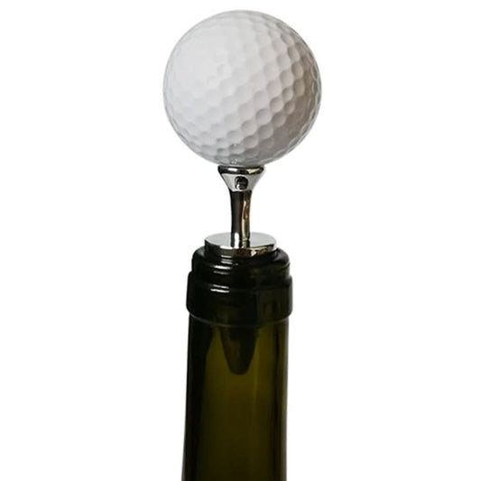 Golf + Tee Shape Red Wine Bottle Stopper, Size: 10 x 4.2cm - Reluova