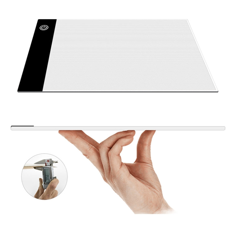 A5 Size Ultra-thin USB Three Level of Brightness Dimmable Acrylic Copy Boards Anime Sketch Drawing Sketchpad, with USB Cable & Plug My Store