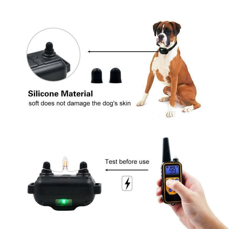 880-2 800 Yards Rechargeable Remote Control Collar Dog Training Device Anti Barking Device.